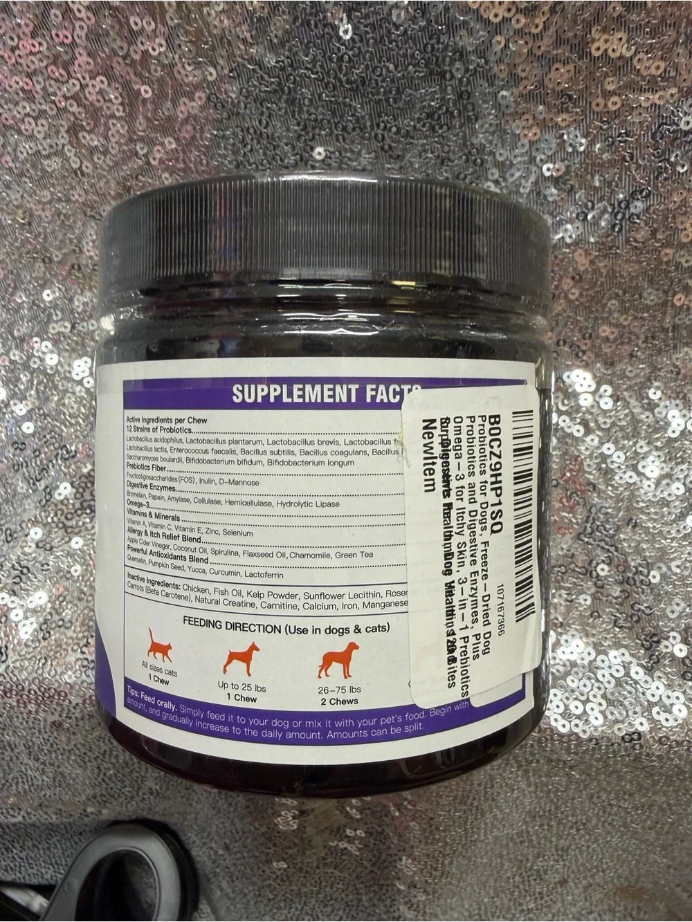 Dr Goster Max Strength Probiotics for Dogs - Purple